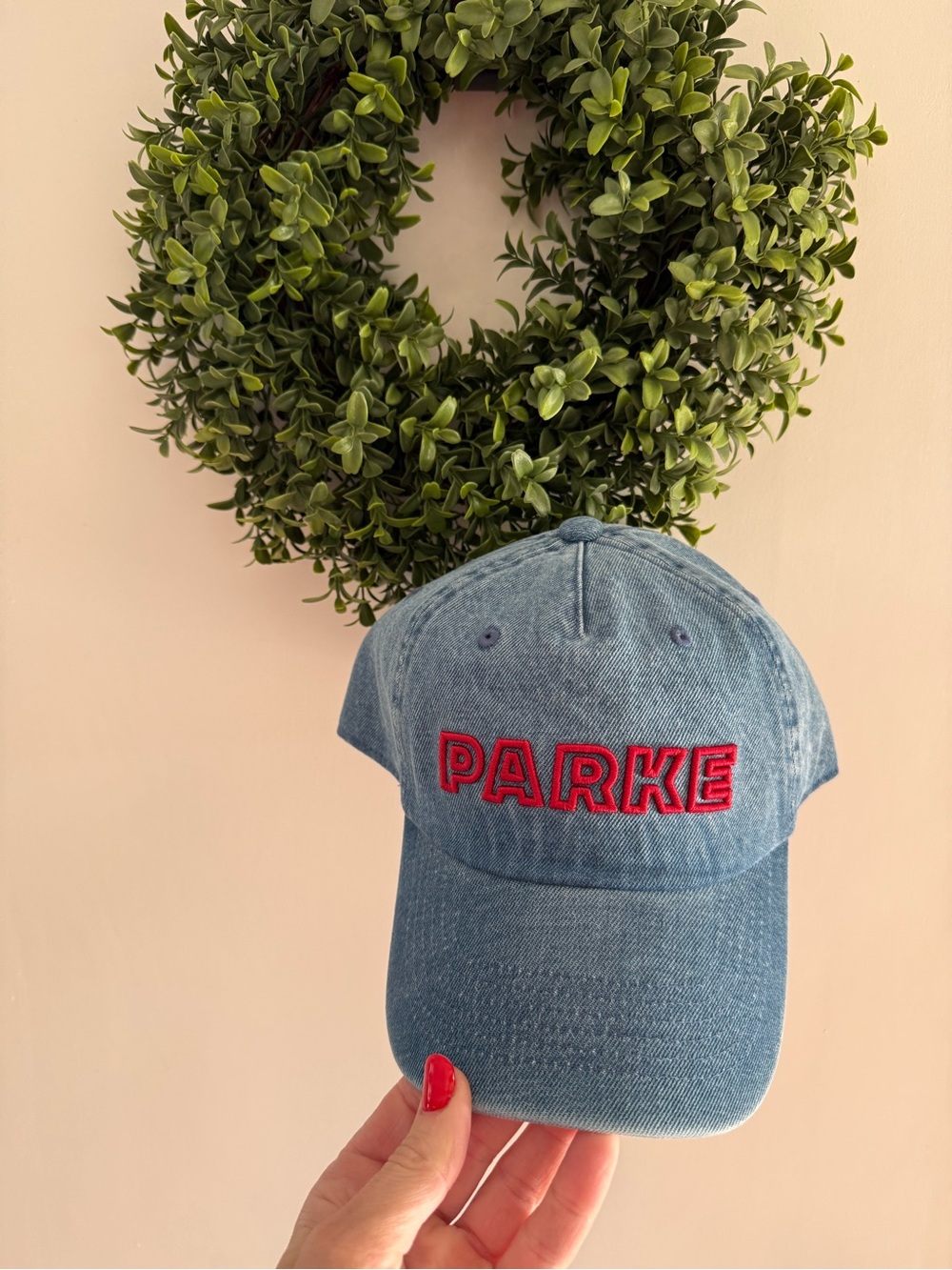 Parke x Target Denim Baseball Cap